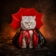 Vampire Cloak for small dog, cat, puppy